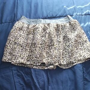 Leopard Print Women's Skirt